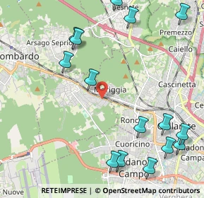 Mappa Via 4 Novembre, 21011 Casorate Sempione VA, Italia (2.72867)