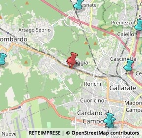 Mappa Via 4 Novembre, 21011 Casorate Sempione VA, Italia (3.6975)