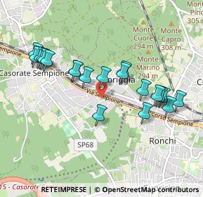 Mappa Via 4 Novembre, 21011 Casorate Sempione VA, Italia (0.94)