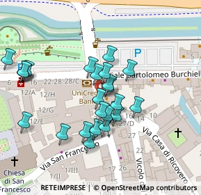 Mappa Via San Francesco, 31050 Ponzano Veneto TV, Italia (0.04)