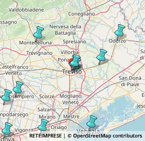 Mappa Via San Francesco, 31050 Ponzano Veneto TV (19.48545)