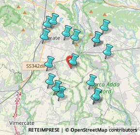 Mappa Via dei Prati, 23878 Verderio Superiore LC, Italia (3.65)