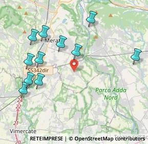 Mappa 23878 Verderio LC, Italia (4.48545)