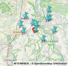 Mappa Via dei Prati, 23878 Verderio Superiore LC, Italia (3.02818)