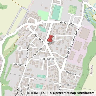 Mappa Via Milano, 2, 23871 Lomagna, Lecco (Lombardia)