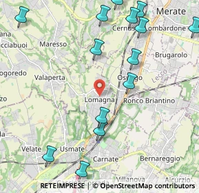 Mappa Via IV Novembre, 23871 Lomagna LC, Italia (3.063)