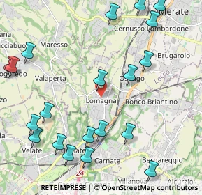 Mappa Via IV Novembre, 23871 Lomagna LC, Italia (2.6775)