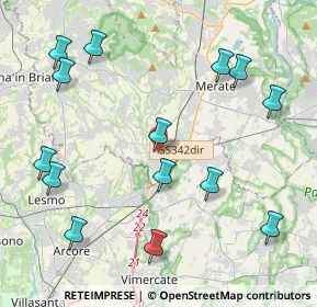 Mappa Via IV Novembre, 23871 Lomagna LC, Italia (4.88357)