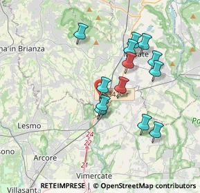 Mappa Via IV Novembre, 23871 Lomagna LC, Italia (3.25462)