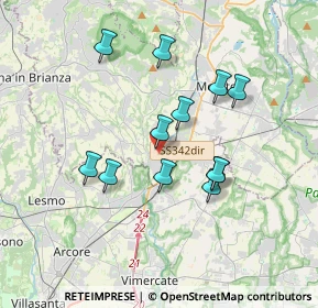 Mappa Via IV Novembre, 23871 Lomagna LC, Italia (3.12833)