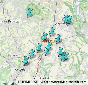 Mappa Via IV Novembre, 23871 Lomagna LC, Italia (3.53176)