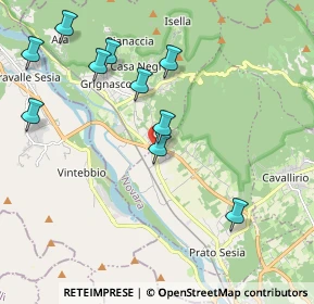 Mappa Via Valsesia, 28077 Prato Sesia NO, Italia (2.34636)