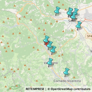 Mappa Via Sandri e Menti, 36078 Valdagno VI, Italia (5.03333)