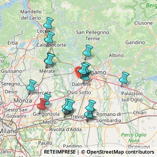 Mappa Via dei Ceresini, 24048 Treviolo BG, Italia (14.8775)