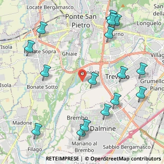 Mappa Via dei Ceresini, 24048 Treviolo BG, Italia (2.6925)