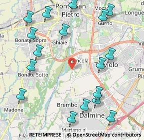 Mappa Via dei Ceresini, 24048 Treviolo BG, Italia (2.62235)