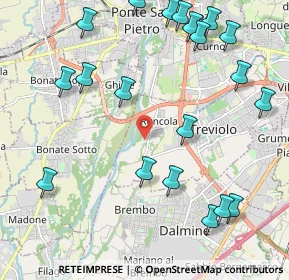Mappa Via dei Ceresini, 24048 Treviolo BG, Italia (2.6115)