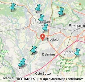 Mappa Via dei Ceresini, 24048 Treviolo BG, Italia (4.92364)