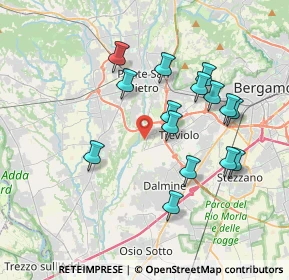 Mappa Via dei Ceresini, 24048 Treviolo BG, Italia (3.50667)