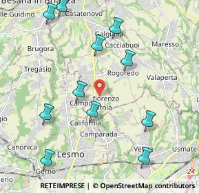 Mappa Via Don Angelo Consonni, 23880 Casatenovo LC, Italia (2.33182)