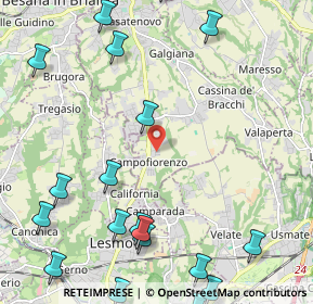 Mappa Via Don Angelo Consonni, 23880 Casatenovo LC, Italia (3.119)