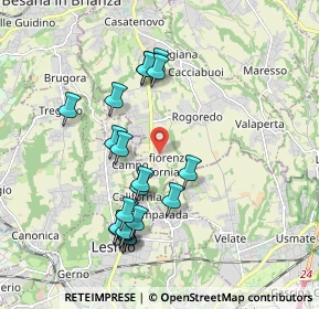 Mappa Via Don Angelo Consonni, 23880 Casatenovo LC, Italia (1.8755)