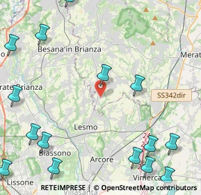 Mappa Via Don Angelo Consonni, 23880 Casatenovo LC, Italia (6.6275)