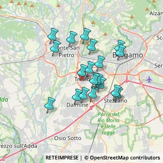 Mappa Via Lorenzo Lotto, 24048 Treviolo BG, Italia (2.98211)
