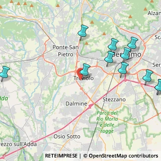 Mappa Passaggio Don Carlo Angeretti, 24048 Treviolo BG, Italia (5.33455)