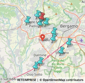 Mappa Passaggio Don Carlo Angeretti, 24048 Treviolo BG, Italia (3.59667)