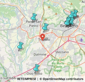 Mappa Via Lorenzo Lotto, 24048 Treviolo BG, Italia (5.15909)