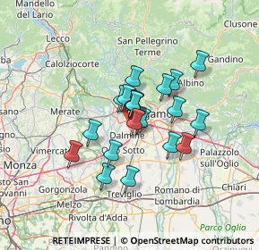 Mappa Passaggio Don Carlo Angeretti, 24048 Treviolo BG, Italia (9.637)