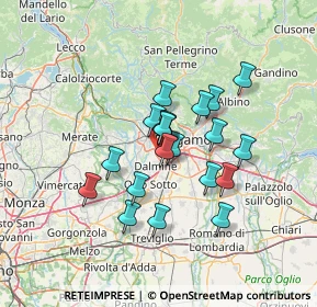 Mappa Via Lorenzo Lotto, 24048 Treviolo BG, Italia (10.446)