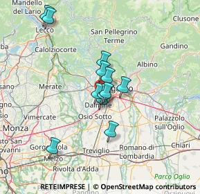 Mappa Passaggio Don Carlo Angeretti, 24048 Treviolo BG, Italia (10.55083)