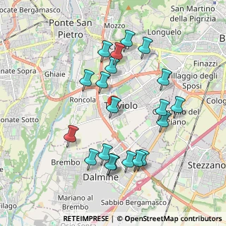 Mappa Passaggio Don Carlo Angeretti, 24048 Treviolo BG, Italia (1.936)