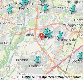 Mappa Via Lorenzo Lotto, 24048 Treviolo BG, Italia (2.83833)