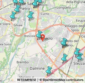 Mappa Via Lorenzo Lotto, 24048 Treviolo BG, Italia (2.90533)