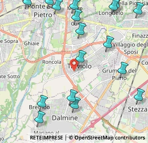 Mappa Passaggio Don Carlo Angeretti, 24048 Treviolo BG, Italia (2.82588)