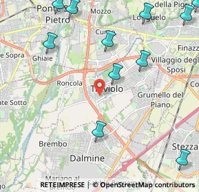 Mappa Passaggio Don Carlo Angeretti, 24048 Treviolo BG, Italia (3.02)