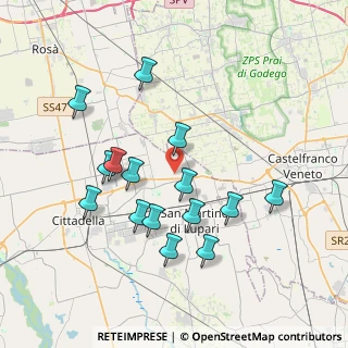 Mappa Via Sant'Antonio, 35018 San Martino di Lupari PD, Italia (3.646)