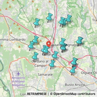 Mappa Via Calabria, 21013 Gallarate VA, Italia (3.8025)