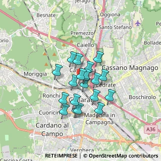 Mappa Via Calabria, 21013 Gallarate VA, Italia (1.23895)