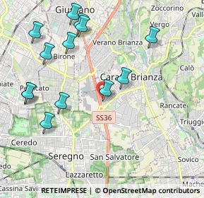 Mappa Via Nuova Valassina, 20841 Carate Brianza MB, Italia (2.28692)