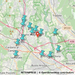 Mappa Via Frazione Fornaci, 21054 Fagnano Olona VA, Italia (3.89077)