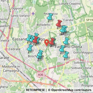 Mappa Via Frazione Fornaci, 21054 Fagnano Olona VA, Italia (1.47059)