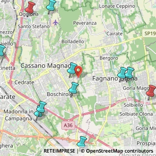 Mappa Via Frazione Fornaci, 21054 Fagnano Olona VA, Italia (3.05636)