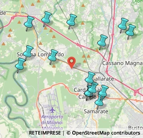 Mappa Via XXV Aprile, 21011 Casorate Sempione VA, Italia (4.67)