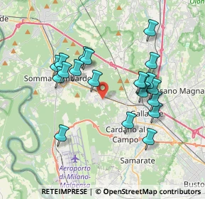 Mappa Via XXV Aprile, 21011 Casorate Sempione VA, Italia (3.447)