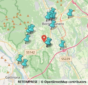 Mappa Cureggio, 28060 Cureggio NO, Italia (3.635)