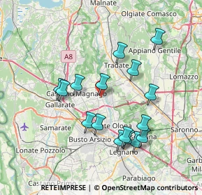 Mappa Piazza S. Gaudenzio, 21054 Fagnano Olona VA, Italia (7.05375)